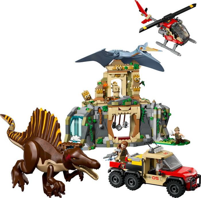 76976 LEGO® Jurassic World Spinosaurus ve Quetzalcoatlus Hava Görevi - 1