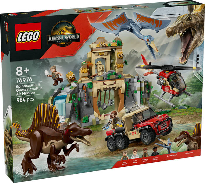 76976 LEGO® Jurassic World Spinosaurus ve Quetzalcoatlus Hava Görevi - 2
