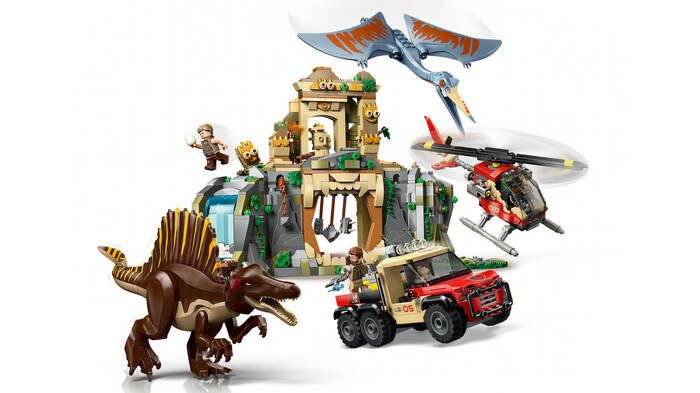76976 LEGO® Jurassic World Spinosaurus ve Quetzalcoatlus Hava Görevi - 3