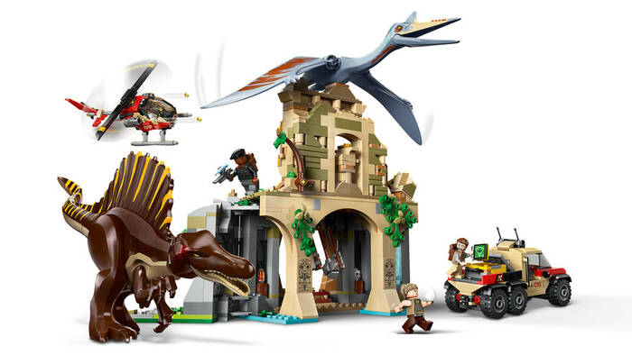 76976 LEGO® Jurassic World Spinosaurus ve Quetzalcoatlus Hava Görevi - 6