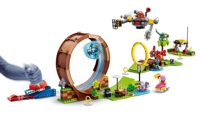 76994 LEGO® Sonic Sonic Green Hill Zone Daire Engeli - 3