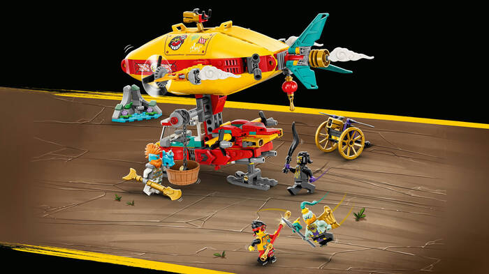 80046 LEGO® Monkie Kid Monkie Kid’in Bulut Zeplini - 4
