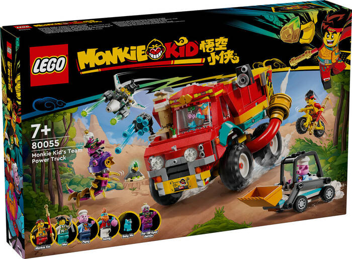 80055 LEGO® Monkie Kid Monkie Kid’in Ekibi Güç Kamyonu - 2