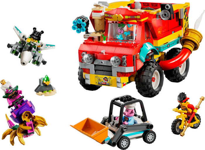 80055 LEGO® Monkie Kid Monkie Kid’in Ekibi Güç Kamyonu - 1