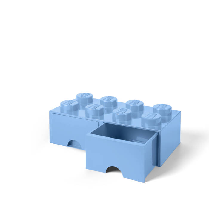 40061736 LEGO Yapım Parçası Çekmece 8 - Açık Mavi - 1