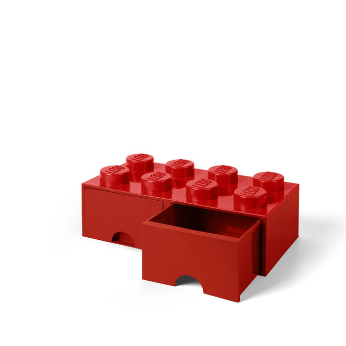 40061730 LEGO Yapım Parçası Çekmece 8 - Kırmızı - 1