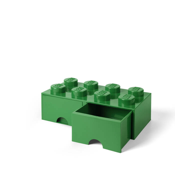 40061734 LEGO Yapım Parçası Çekmece 8 - Yeşil - 1