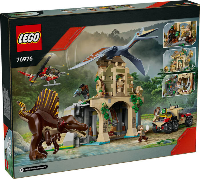 76976 LEGO® Jurassic World Spinosaurus ve Quetzalcoatlus Hava Görevi ...